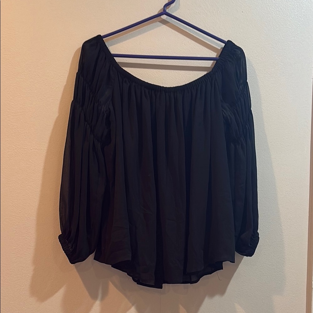 Elegant Black Women's Top